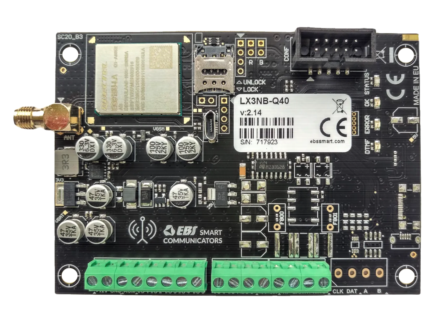 LX3NB-Q40: imagen entregada por el cliente